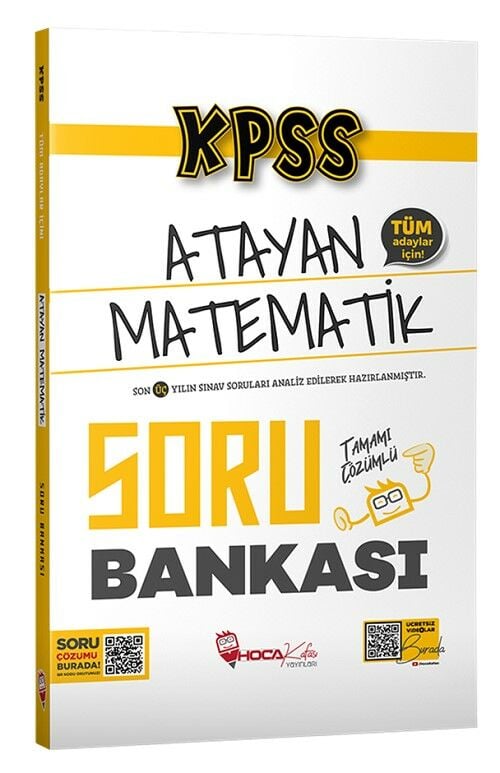 KPSS Matematik Atayan Soru Bankası Çözümlü Hoca Kafası Yayınları