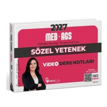 Hoca Kafası 2027 MEB-AGS Sözel Yetenek Video Ders Notları - Öznur Saat Yıldırım