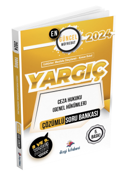 Dizgi Kitap 2024 Yargıç İdari Hakimlik Çözümlü Soru Bankası Seti 5. Baskı