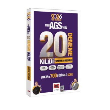 2026 MEB-AGS Kilidi Tamamı Çözümlü 20 Deneme Yargı Yayınları