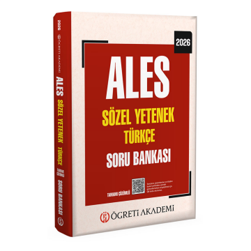2026 ALES Sözel Yetenek Türkçe Tamamı Çözümlü Soru Bankası Öğreti Akademi