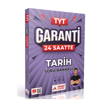 Paraf Akademi Yayınları TYT 24 Saatte Garanti Tarih Soru Bankası