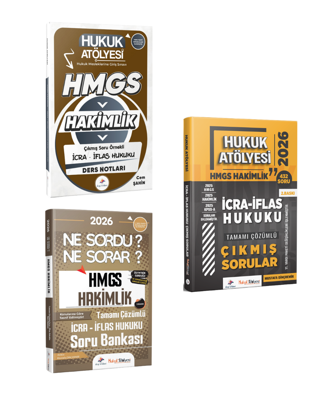 Dizgi Kitap 2026 Hukuk Atölyesi HMGS Sınavı Çıkmış Soru Örnekli İcra İflas Hukuku Ders Notları & Soru Bankası & İcra İflas Hukuku Çıkmış Sorular Seti