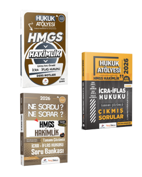 Dizgi Kitap 2026 Hukuk Atölyesi HMGS Sınavı Çıkmış Soru Örnekli İcra İflas Hukuku Ders Notları & Soru Bankası & İcra İflas Hukuku Çıkmış Sorular Seti