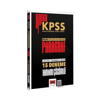 2026 Birebir KPSS Paragraf Tamamı Çözümlü 15 Deneme Sınavı Yargı Yayınları