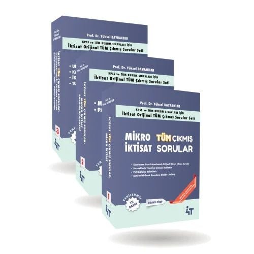 İktisat Tüm Çıkmış Sorular (Konularına Göre) 4t Yayınları