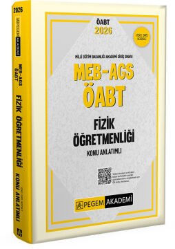 2026 MEB AGS ÖABT Fizik Öğretmenliği Konu Anlatımlı Pegem Akademi