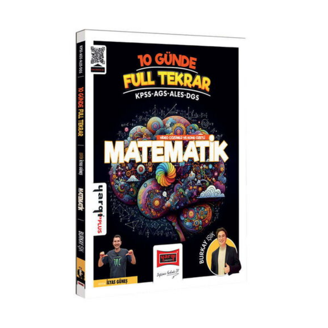 KPSS ALES DGS AGS 10 Günde Full Tekrar Matematik Video Çözümlü ve Konu Özetli Yargı Yayınları
