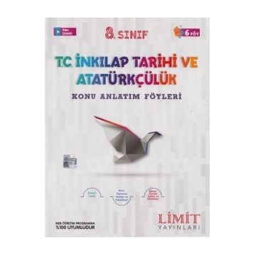 Limit Yayınları 8. Sınıf T.C. İnkılap Tarihi ve Atatürkçülük Konu Anlatım Föyleri