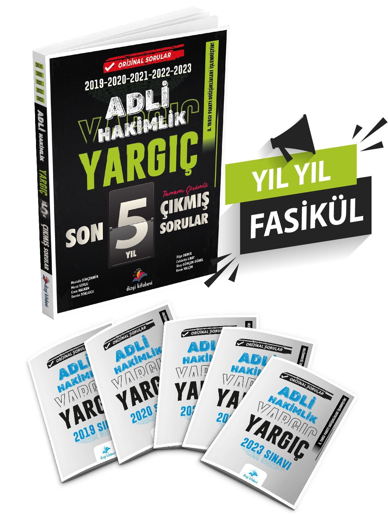 Dizgi Kitap Yargıç Adli Hakimlik Son 5 Yıl Çözümlü Orijinal Çıkmış Sorular 2024