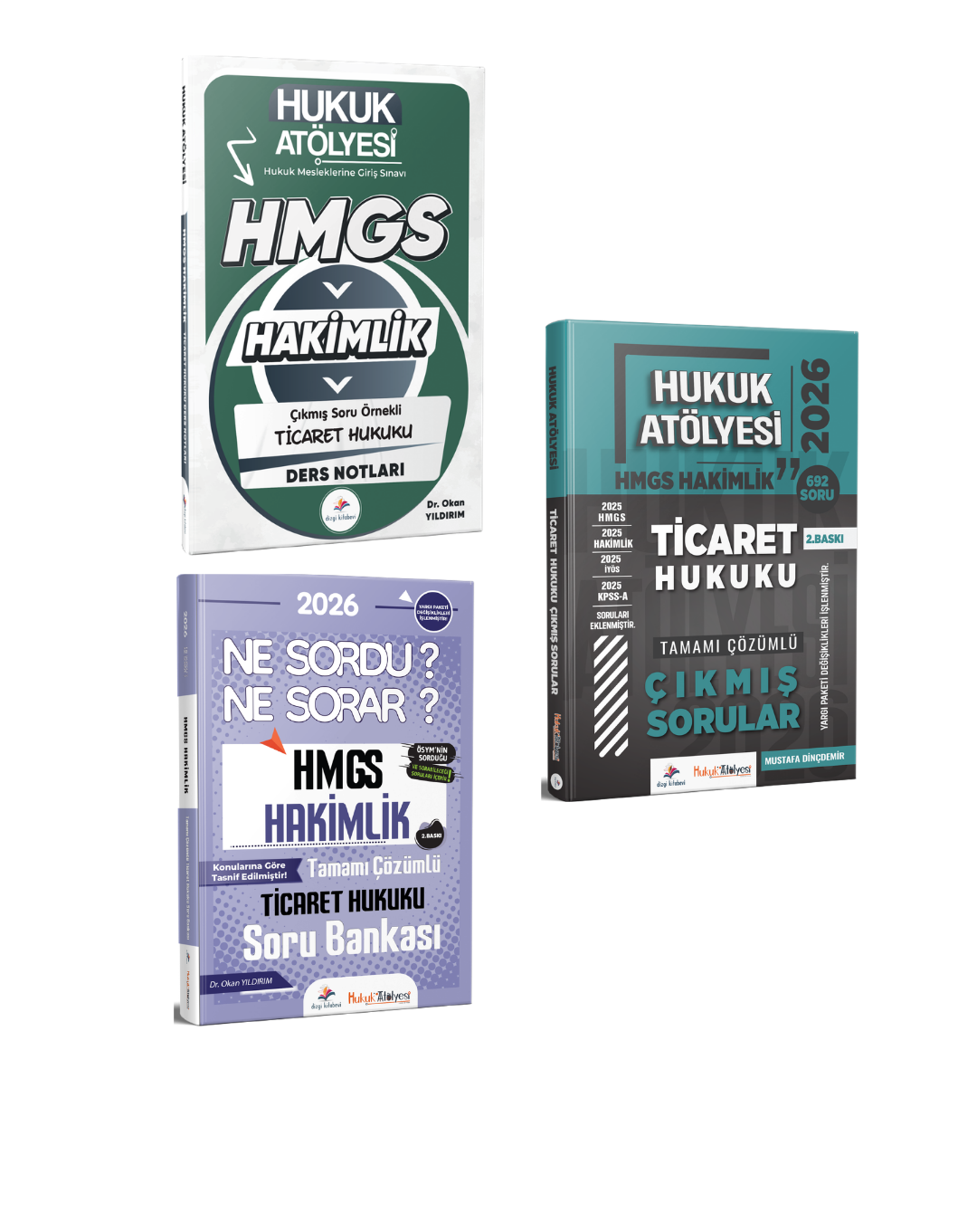 Dizgi Kitap 2026 Hukuk Atölyesi HMGS Sınavı Çıkmış Soru Örnekli Ticaret Hukuku Ders Notları & Soru Bankası & Ticaret Hukuku Çıkmış Sorular Seti