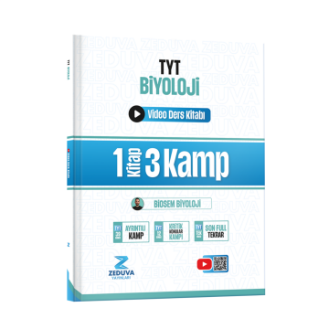 Zeduva Yayınları Biosem TYT Biyoloji 1 Kitap 3 Kamp Video Ders Kitabı Semih Akpınar