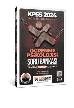 Yediiklim Yayınları 2025 Eğitim Bilimleri Atölye Serisi Öğrenme Psikolojisi Tamamı Video Çözümlü Soru Bankası