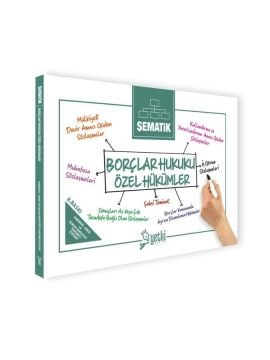 2025 Şematik Borçlar Hukuku Özel Hükümler Yetki Yayınları