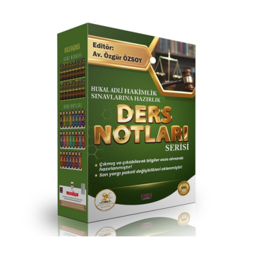 Savaş Yayınları HUKAL ADLİ HAKİMLİK Hazırlık Ders Notları Seti