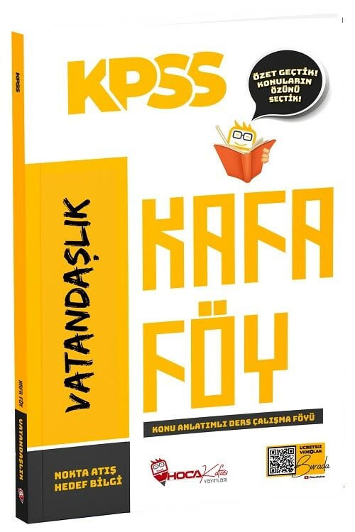 KPSS Vatandaşlık Konu Anlatımlı Kafa Föy Hoca Kafası Yayınları