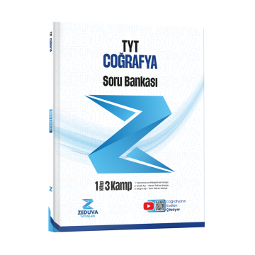 Zeduva Yayınları Coğrafyanın Kodları TYT Coğrafya 1 Kitap 3 Kamp Soru Bankası Yunus Turan