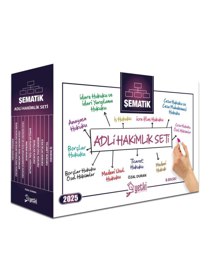 2025 Adli Hakimlik Şematik Set Yetki Yayınları
