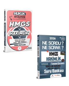 Dizgi Kitap 2026 Hukuk Atölyesi HMGS Sınavı Çıkmış Soru Örnekli Borçlar Hukuku Ders Notları & Borçlar Hukuku Soru Bankası Seti