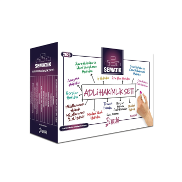 2026 Adli Hakimlik Şematik Set Yetki Yayınları