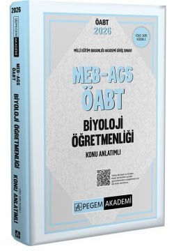Pegem Akademi 2026 MEB-AGS ÖABT Biyoloji Öğretmenliği Konu Anlatımlı