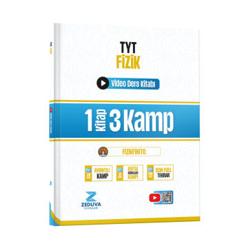 Zeduva Yayınları Fizikfinito TYT Fizik 1 Kitap 3 Kamp Video Ders Kitabı Didar Baskın