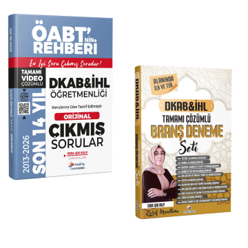 Dizgi Kitap 2027 MEB-AGS ÖABT DKAB İHL Son 14 Yıl Çıkmış Sorular ve Tamamı Çözümlü Branş Deneme Seti - Zarif Muallime Esra Işık Kulp