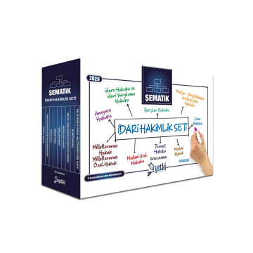 Yetki Yayınları 2026 İdari Hakimlik Şematik Set