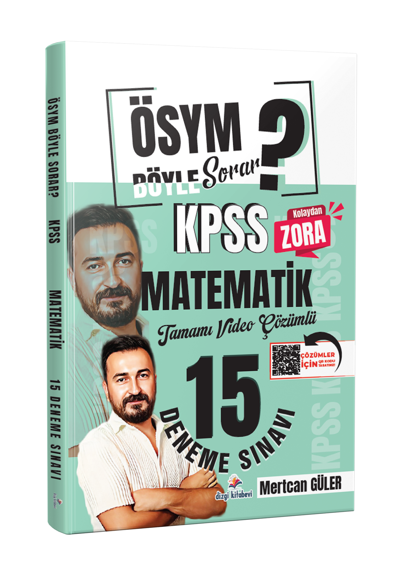 Dizgi Kitap ÖSYM Böyle Sorar 2026 KPSS Matematik Tamamı Video Çözümlü 15 Deneme Sınavı Mertcan Güler
