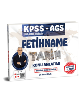 Bekir Çelik KPSS AGS FETİHNAME Tarih Konu Anlatımı