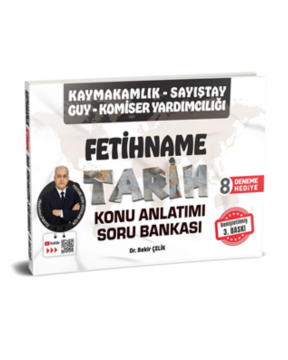 Bekir Çelik Kaymakamlık FETİHNAME Tarih Konu Anlatımlı Soru Bankası