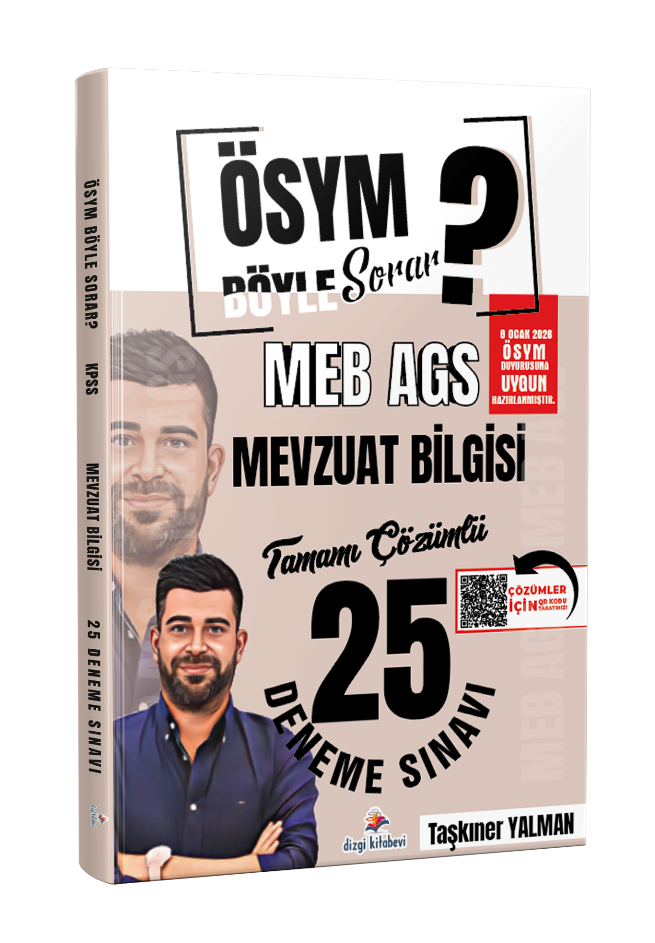 Dizgi Kitap ÖSYM Böyle Sorar 2026 MEB AGS Mevzuat Bilgisi Tamamı PDF Çözümlü 25 Deneme Sınavı Taşkıner Yalman