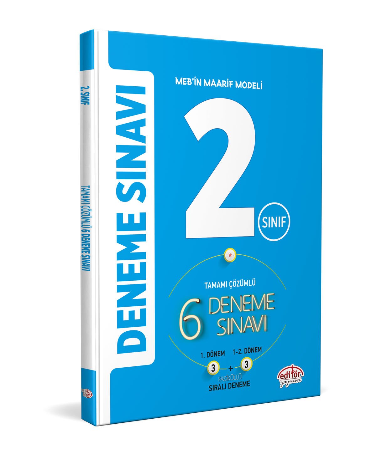 2. Sınıf Tamamı Çözümlü 3 + 3 Deneme Sınavı Editör Yayınları