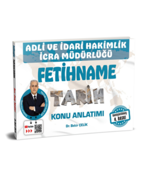 Adli İdari Hakimlik İcra Müdürlüğü FETİHNAME Tarih Konu Anlatımı Bekir Çelik