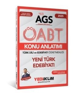 MEB AGS ÖABT Türk Dili ve Edebiyatı Öğretmenliği Yeni Türk Edebiyatı Konu Anlatımı Yediiklim Yayınları