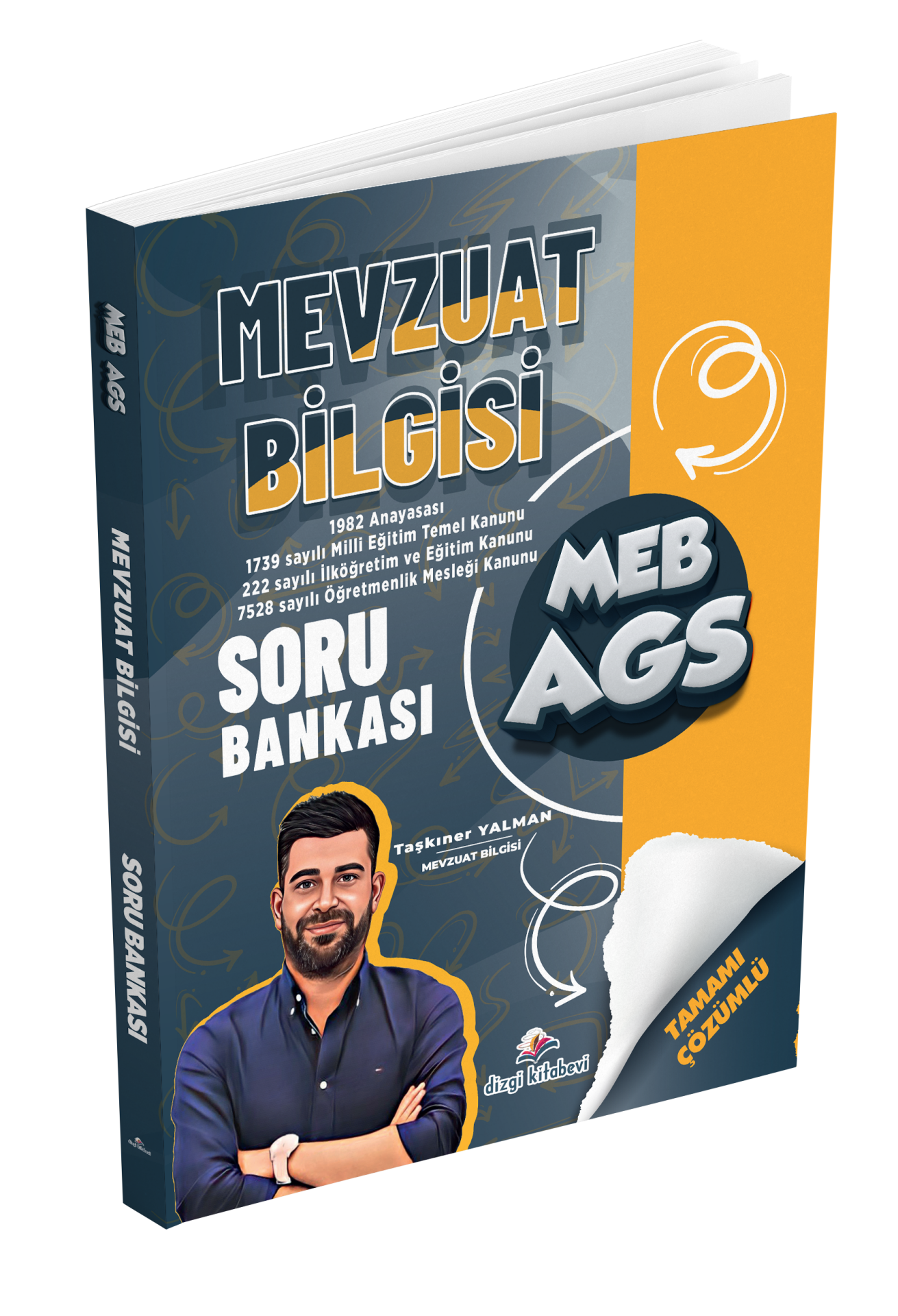 Dizgi Kitap 2026 MEB AGS Mevzuat Bilgisi Tamamı Çözümlü Soru Bankası Taşkıner Yalman
