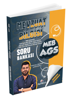 Dizgi Kitap 2026 MEB AGS Mevzuat Bilgisi Tamamı Çözümlü Soru Bankası Taşkıner Yalman
