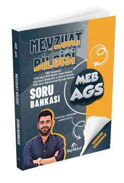 Dizgi Kitap 2026 MEB-AGS Mevzuat Bilgisi Tamamı Çözümlü Soru Bankası Taşkıner Yalman