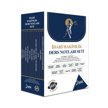 2026 ÇSA İdari Hakimlik Ders Notu Seti Yetki Yayınları