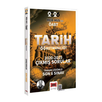 2026 MEB-AGS ÖABT Tarih Öğretmenliği Tamamı Çözümlü Son 6 Sınav Çıkmış Sorular Yargı Yayınları