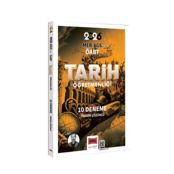 Yargı Yayınları 2026 MEB-AGS ÖABT Tarih Öğretmenliği Tamamı Çözümlü 10 Deneme Mustafa Özdemir