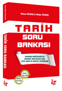 KPSS Tarih Soru Bankası Çözümlü - Hakan Özateş 4T Yayınları