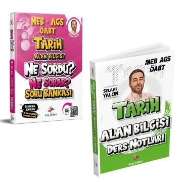 Dizgi Kitap 2026 Meb Ags ÖABT Tarih Alan Bilgisi Ders Notları ve Meb Ags ÖABT Tarih Alan Bilgisi Ne Sordu Ne Sorar Soru Bankası Selami Yalçın Seti