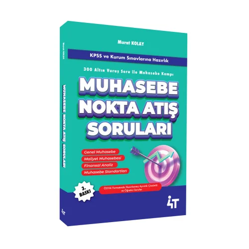 KPSS A Grubu Muhasebe Nokta Atış Soruları Soru Bankası - Murat Kolay 4T Yayınları