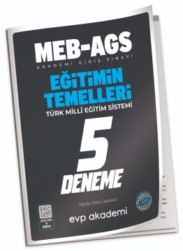 EVP Akademi MEB-AGS Eğitimin Temelleri 5 Deneme Çözümlü EVP Akademi