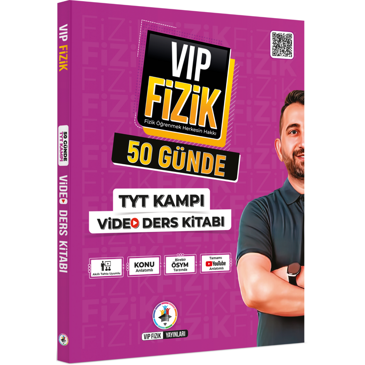 VİP Fizik 50 Günde TYT Kampı Video Ders Kitabı VİP Fizik Yayınları (İadesiz)