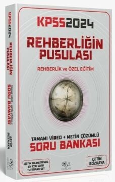 2024 KPSS Eğitim Bilimleri Rehberliğin Pusulası Soru Bankası Video Çözümlü CBA Yayınları