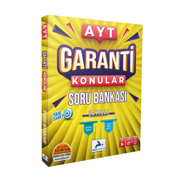 Paraf Yayınları AYT Garanti Konular Sayısal Soru Bankası