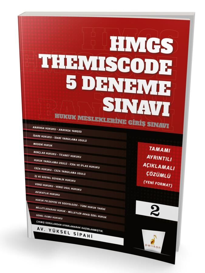 HMGS Themiscode 5 Deneme Sınavı Pelikan Yayınları