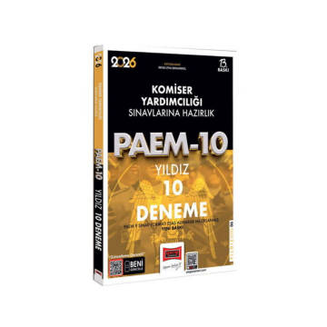 2026 PAEM Komiser Yardımcılığı Sınavlarına Hazırlık Yıldız 10 Deneme Yargı Yayınları